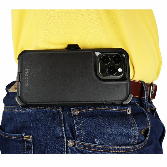 Mgbca Dura Pro Rugged Defender Case For iPhone 15 Pro , Belt Clip Holster - Picture 10 of 15